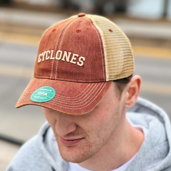 Legacy Cyclones Tan & Cardinal Trucker Hat